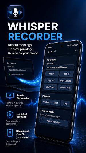 Whisper Recorder Screenshot 1