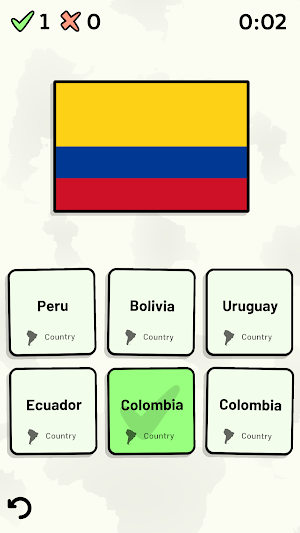 Countries of South America Quiz Screenshot 1