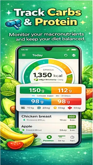 Easy Calorie Tracker Screenshot 1