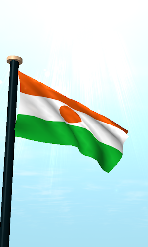 Niger Flag 3D Live Wallpaper Screenshot 1