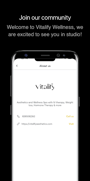 Vitalify Wellness Screenshot 2