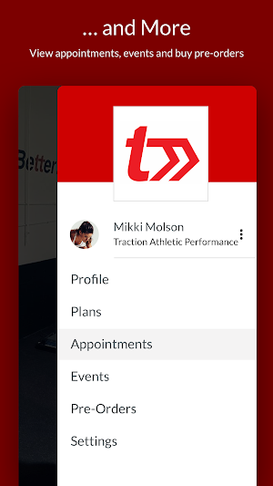 Traction Athletic Performance Screenshot 3