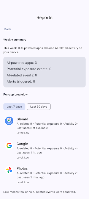 AI Data Exposure Monitor Screenshot 2