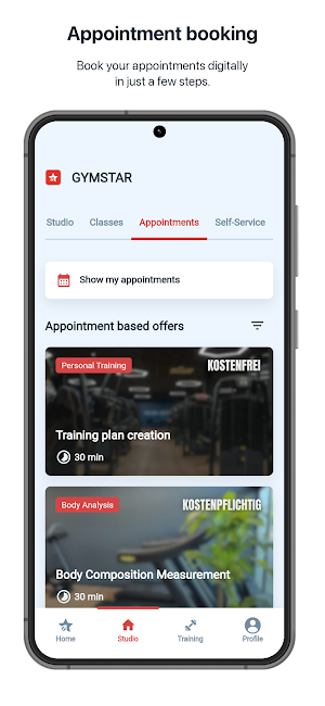 GYMSTAR Screenshot 1