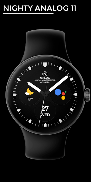Nighty Analog 11 - watch face Screenshot 0