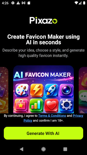 AI Favicon Generator: AI Icons Screenshot 0