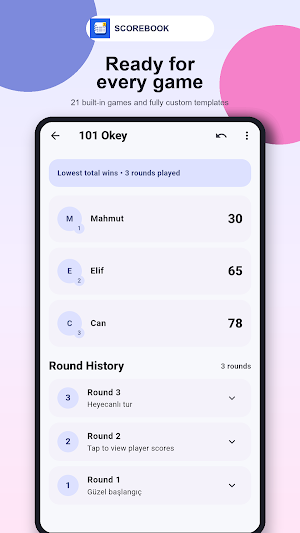 Score Book Screenshot 1