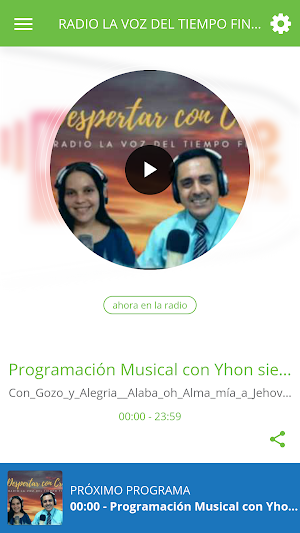 RADIO LA VOZ DEL TIEMPO FINAL Screenshot 0