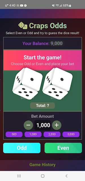 Craps Odds Screenshot 0