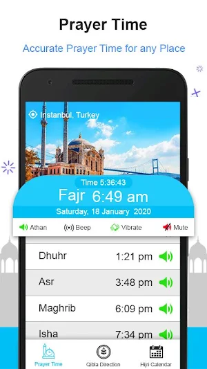 Connect to Qibla And Prayer Screenshot 1