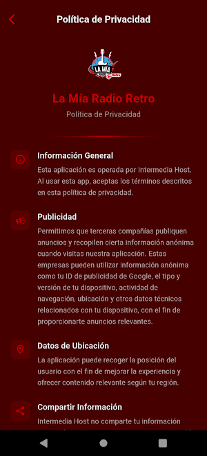 La Mía Radio Retro Screenshot 3