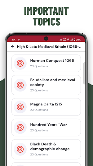 Britain History Quiz Practice Screenshot 3