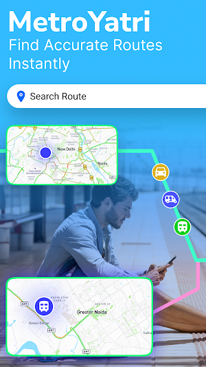 Metro App : Delhi Route Guide Screenshot 0