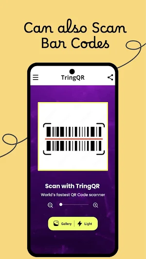 TringQR - QR Code Scanner Screenshot 2