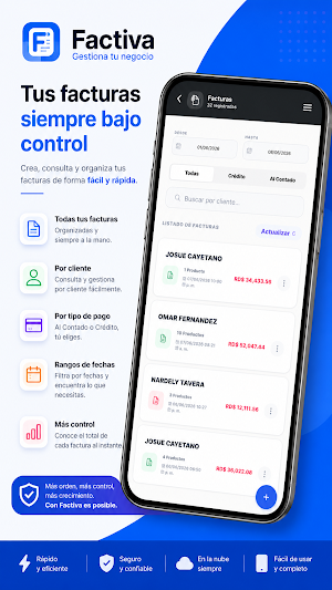 Factiva - Gestiona tu negocio Screenshot 2