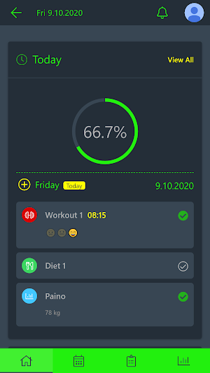 Aspria Fitness App Screenshot 2