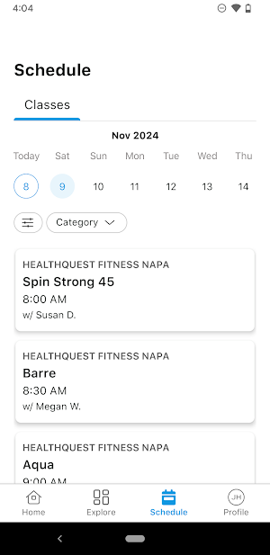 Napa HealthQuest Screenshot 1