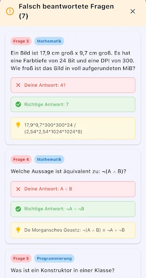LearnAQuiz -IT Schritt für Bit Screenshot 3