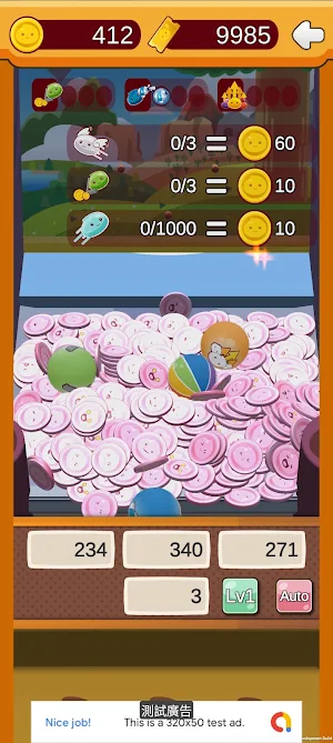 Breeding Slime - coin pusher Screenshot 2