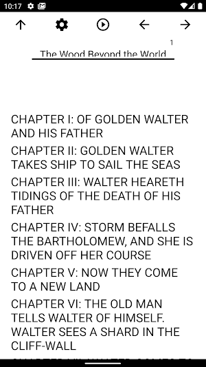 Book, The Wood Beyond the Worl Screenshot 0
