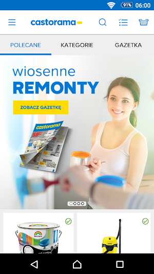Castorama sklep budowlano-remontowy Screenshot 0