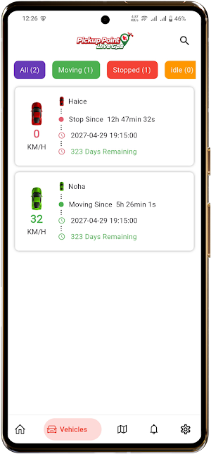 Pickup Point Live GPS Screenshot 1