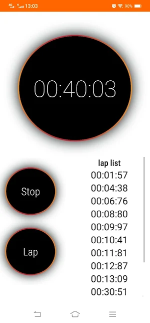 Timer and Stopwatch Screenshot 1