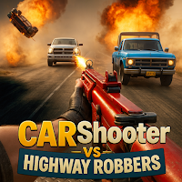Car Shooter vs Highway Robbers