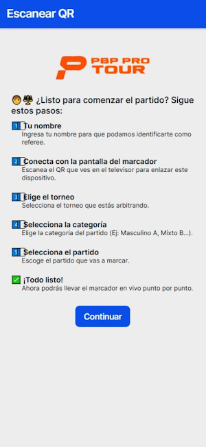 Pbp Pro Tour Marcador Screenshot 0