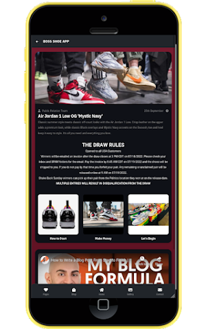 BoSS Sneaker App Screenshot 2