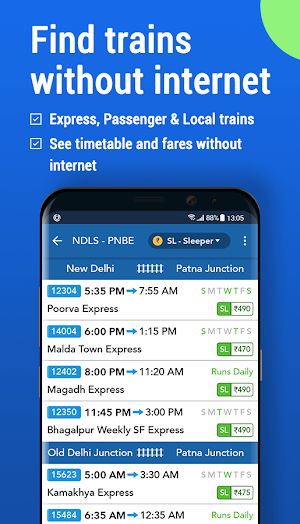 Where is my Train : Indian Railway Train Status Screenshot 2
