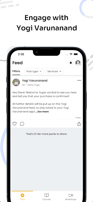 Yogi Varunanand App Screenshot 1