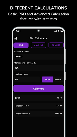 Easy Emi Loan Calculator Screenshot 0