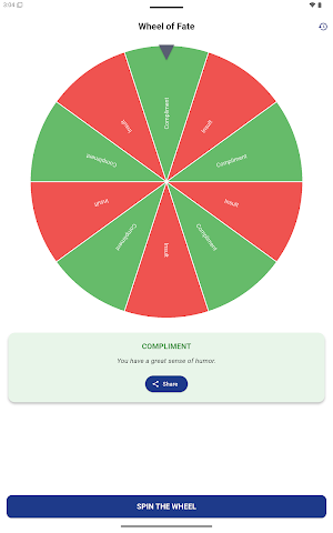 Compliment vs Insult Wheel screenshot 8