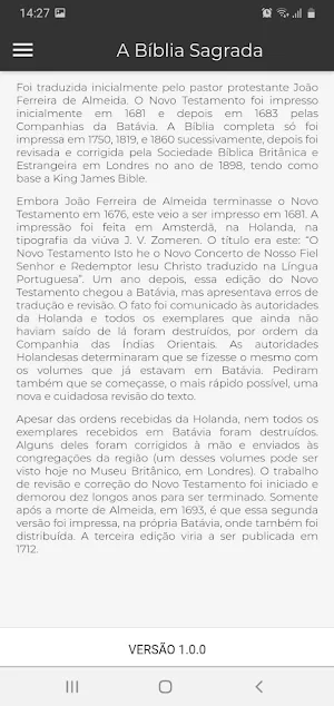 A Bíblia Sagrada Screenshot 0