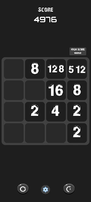 2048 Dark Screenshot 2