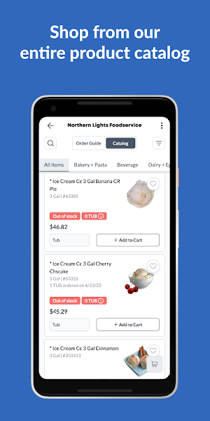 Northern Lights Foodservice Screenshot 1