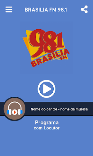 BRASÍLIA FM 98.1 Screenshot 0
