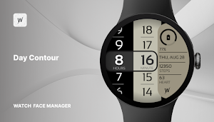 Day Contour - watch face Screenshot 0