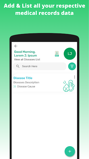 Multi-Profile Medical Records Screenshot 3