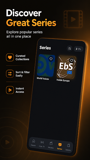 Streamly Play: IPTV Player Screenshot 2