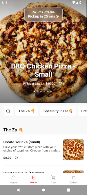 Za Bros Pizzeria Screenshot 1