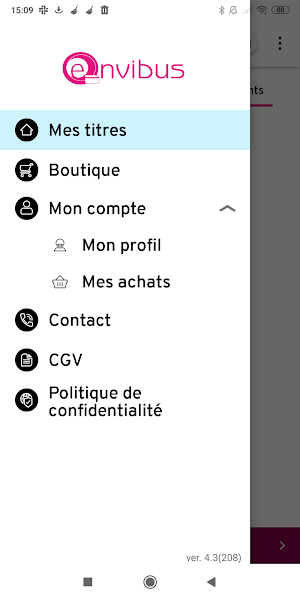 Envibus Ticket Screenshot 0