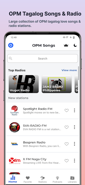 OPM Tagalog Love Songs & Radio Screenshot 0