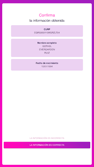 Tarjeta Rosa Screenshot 2