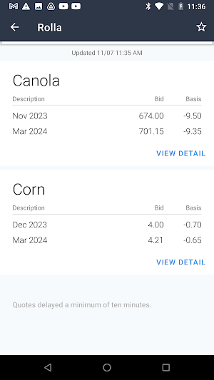 Bushel Sales Demo Lite Screenshot 1