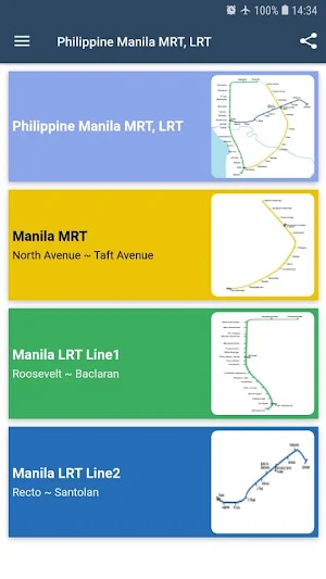 Manila MRT, LRT (Offline) Screenshot 0