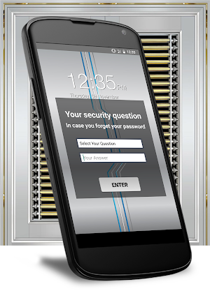Steel Door Lock Screen Screenshot 0