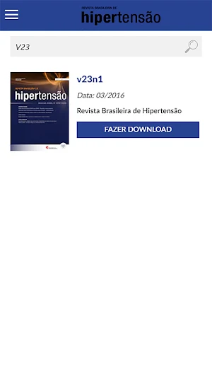 Revista Brasileira de Hiperten Screenshot 2