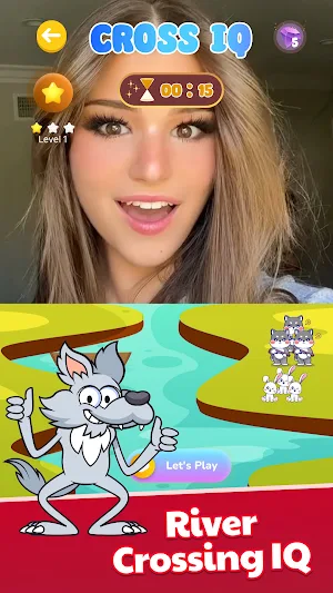 River Crossing Puzzle: IQ Test Screenshot 0